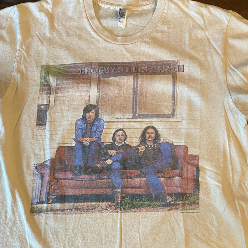 Crosby Stills & Nash band tee